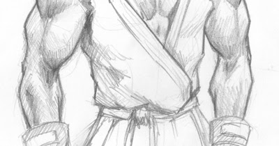 400x210 How To Draw Ryu From Street Fighter - Ryu Drawing