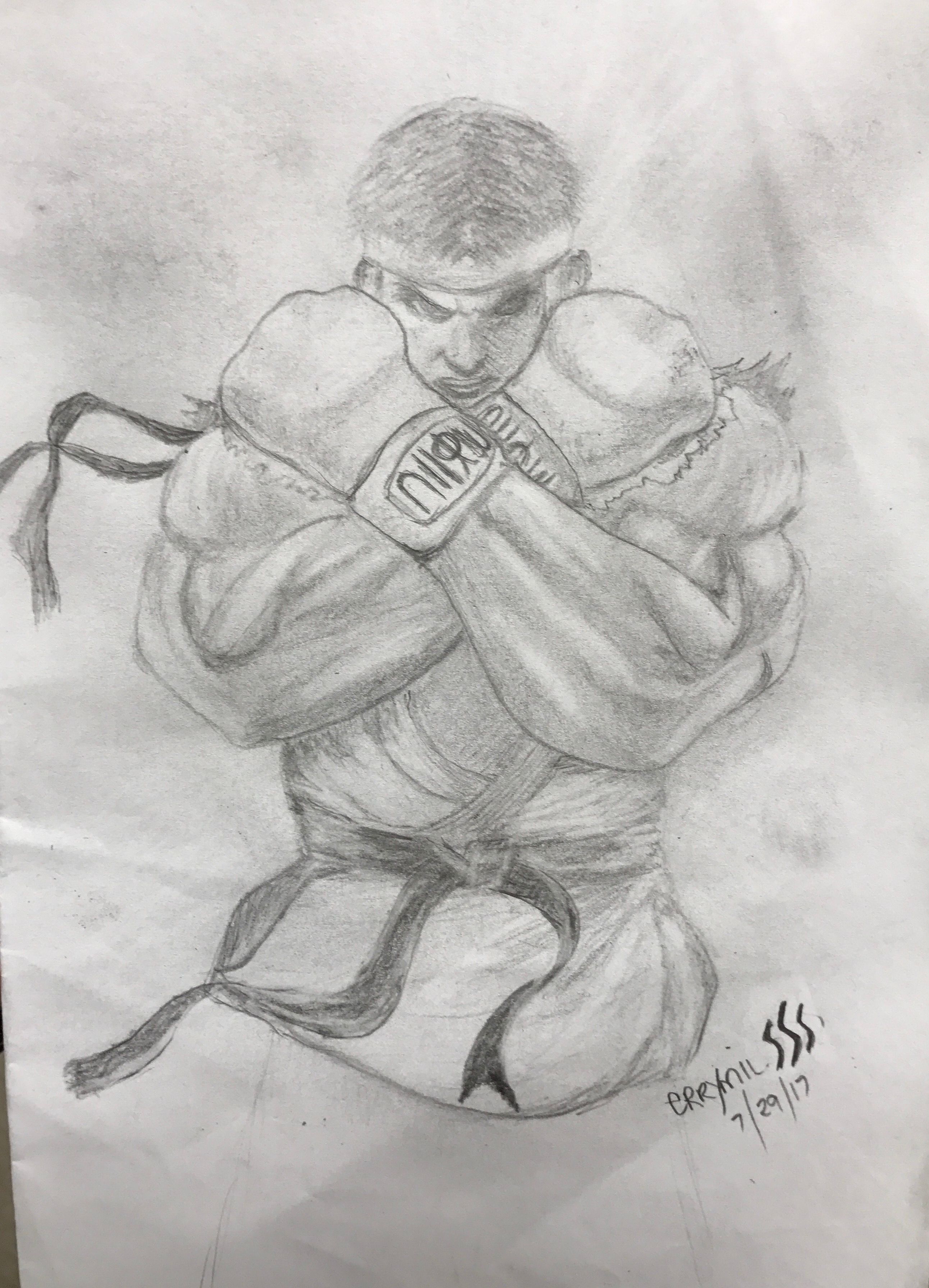 2584x3584 Learn To Draw With Friends Week Ryu Drawing - Ryu Drawing