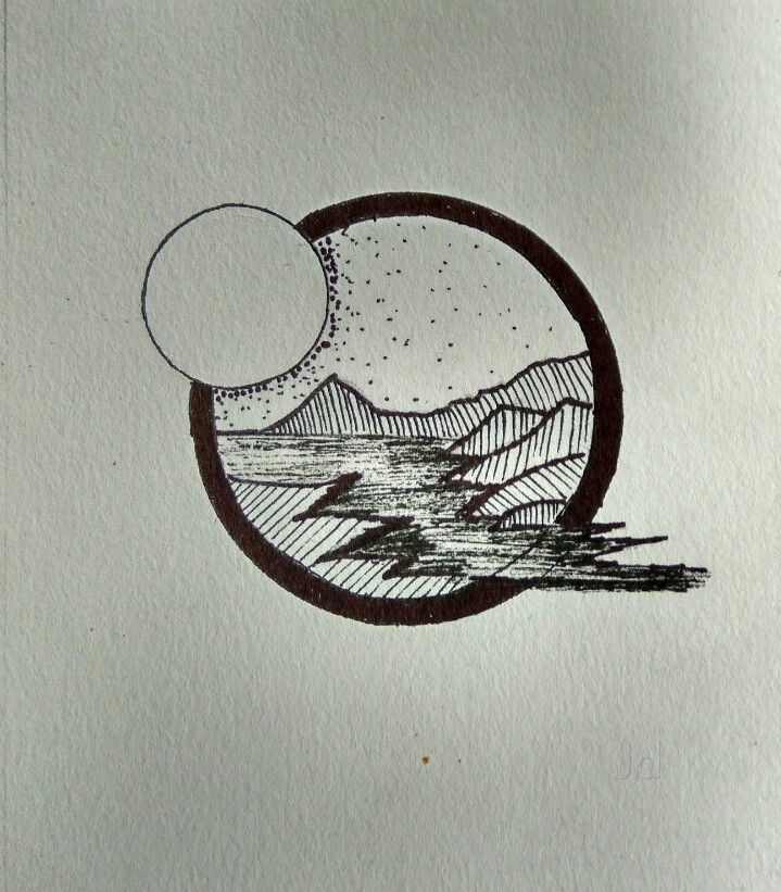 719x821 Zentangle Owls - S Drawing