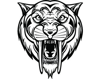 340x270 Sabertooth Tiger Etsy - Saber Tooth Tiger Drawing
