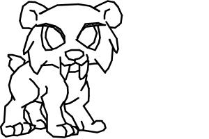 300x200 sabre tooth tiger baby - Saber Tooth Tiger Drawing