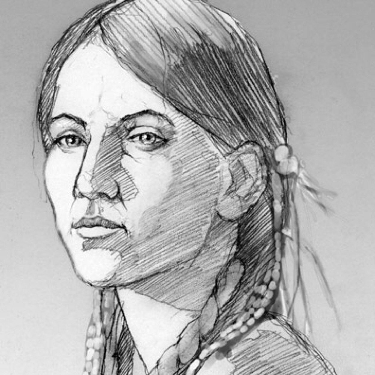 Sacagawea Drawing at Explore collection of