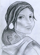 160x219 sacagawea native american indian study guide gigantic in depth - Sacagawea Drawing