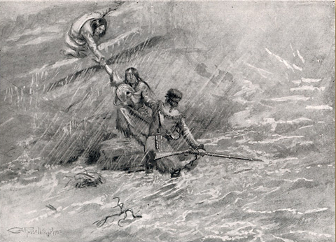 480x346 sacagawea discovering lewis clark - Sacagawea Drawing