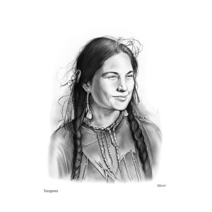 Sacagawea Drawing at PaintingValley.com | Explore collection of ...