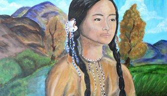 333x192 Who Was Sacagawea Sacagawea - Sacagawea Drawing