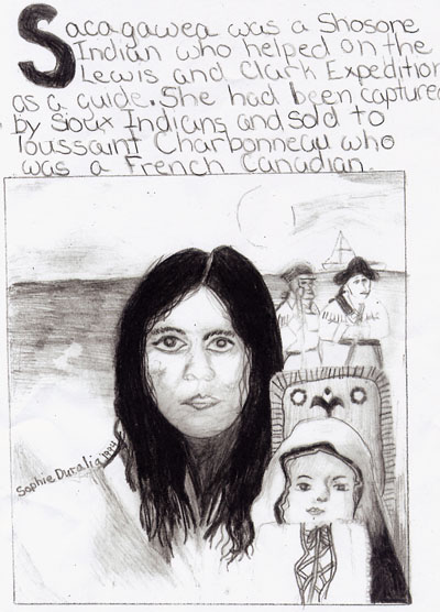 400x556 news - Sacagawea Drawing