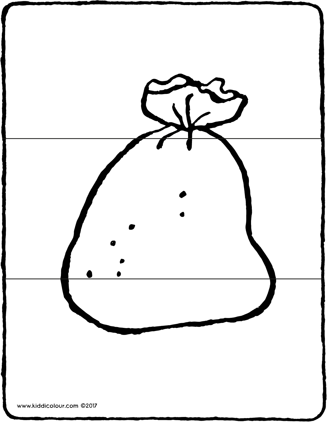 1240x1600 black pete's sack puzzle - Sack Drawing