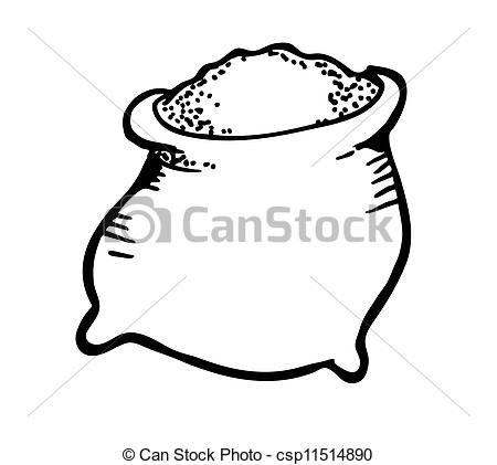 450x421 sack of sugar - Sack Drawing