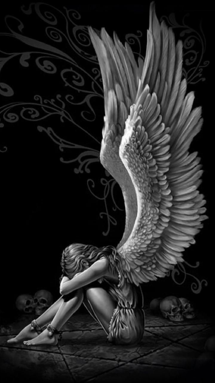 720x1280 sad angel sad angel pictures, images, photos - Sad Angel Drawing