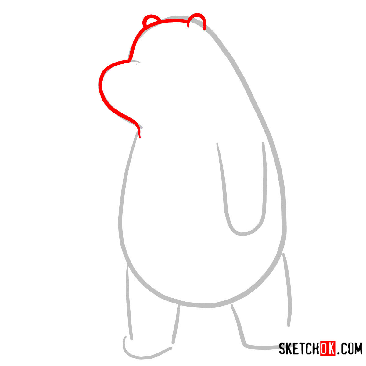 1200x1200 how to draw sad ice bear we bare bears - Sad Bear Drawing