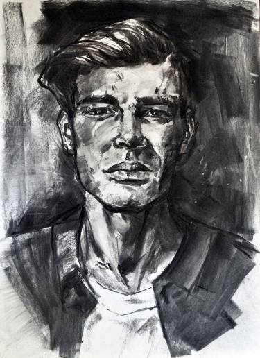 375x516 A Sad Boy' Drawing - Sad Boy Drawing