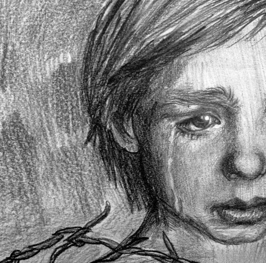 540x534 Sad Boy Drawing, Pencil, Sketch, Colorful, Realistic Art Images - Sad Boy Drawing