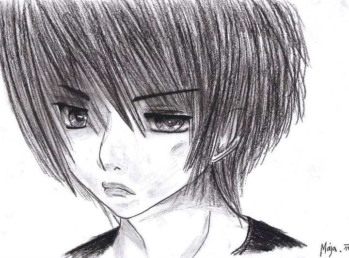 720x533 Sad Boy Drawing Image Drawing Skill - Sad Boy Drawing