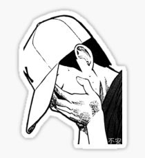 210x230 sad boy lean drawing stickers redbubble - Sad Boy Drawing