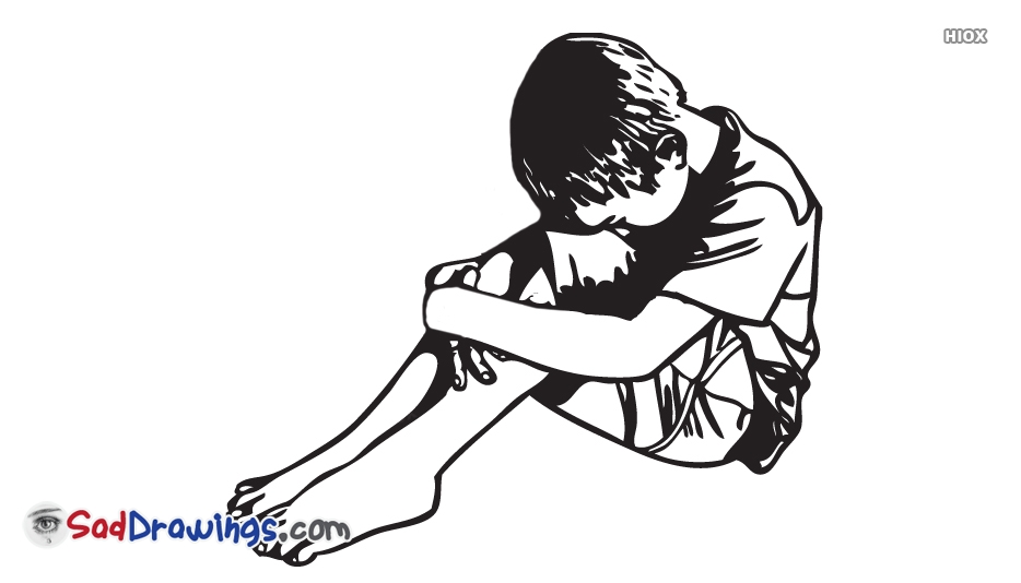 934x534 Sad Child Drawing - Sad Child Drawing