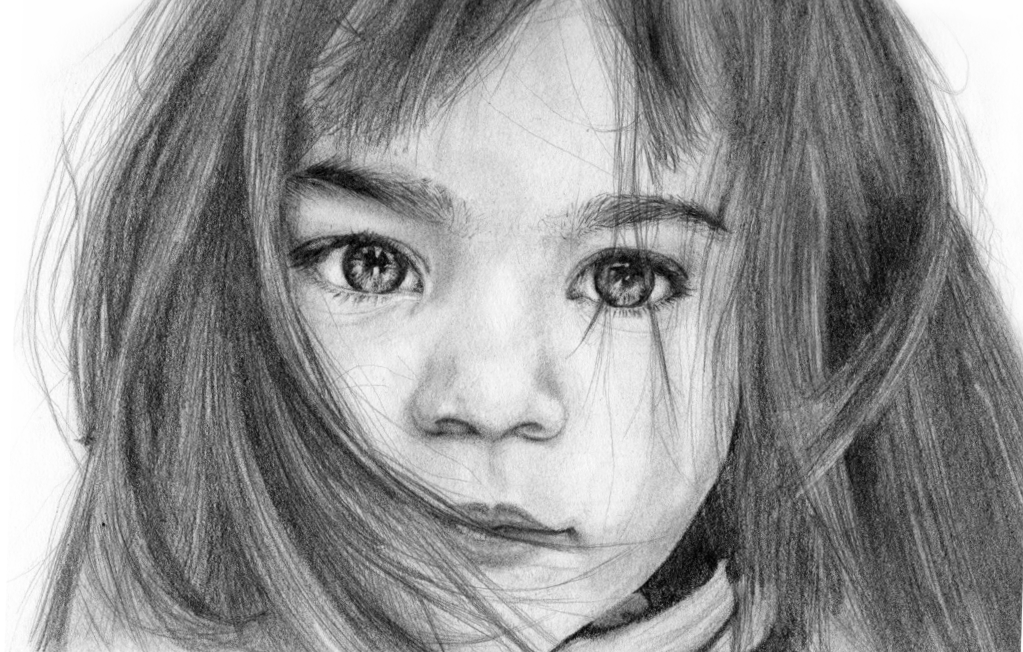 1023x652 Sad Child - Sad Child Drawing