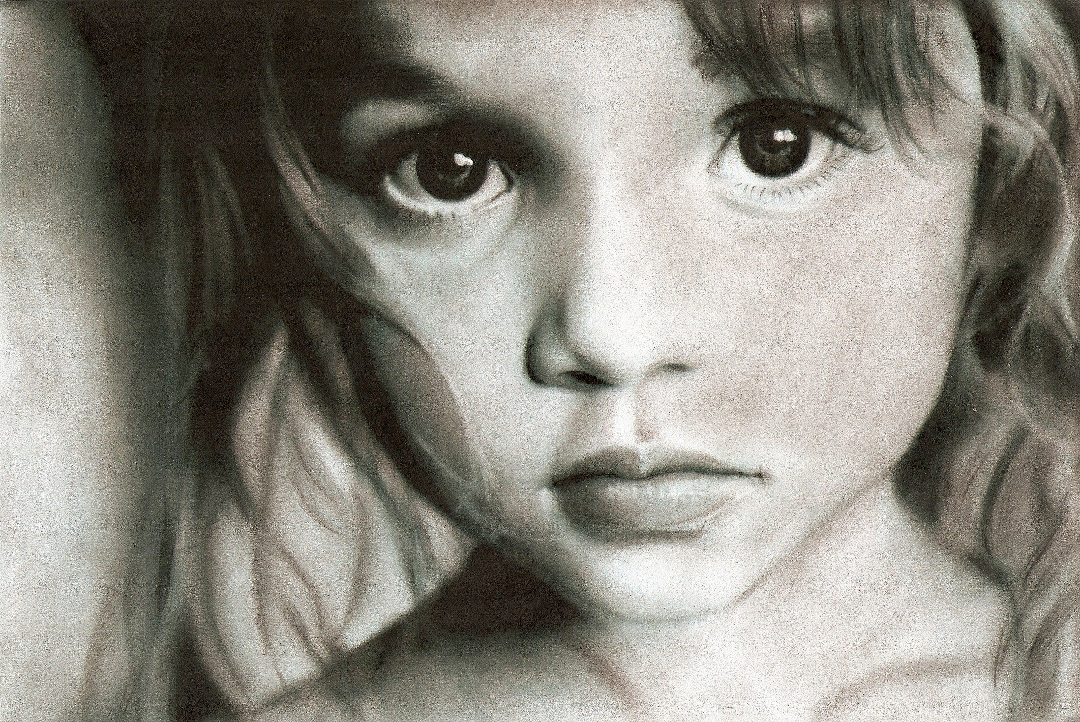 2196x1468 Sad Child - Sad Child Drawing