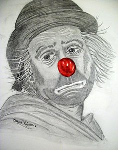 236x300 Sad Clown Drawings Fine Art America - Sad Clown Drawing