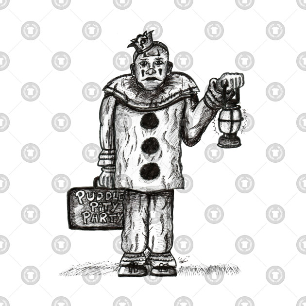 630x630 The Sad Clown With A Golden Voice - Sad Clown Drawing