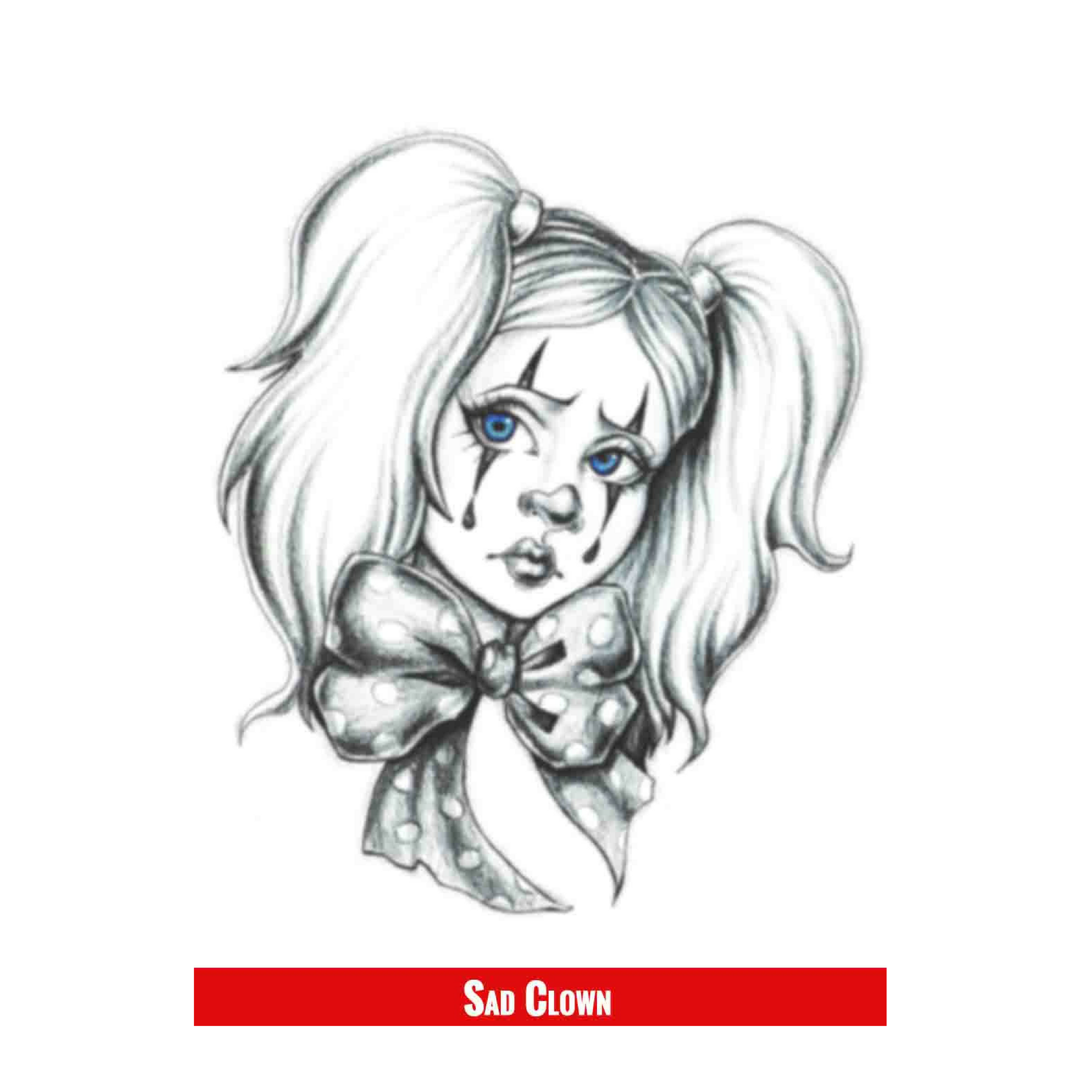 2100x2100 Hook Up Tattoos Sad Clown Frends Beauty Supply - Sad Clown Drawing