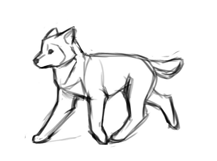 724x537 heather penn on twitter sad dog running away from their problems - Sad Dog Drawing