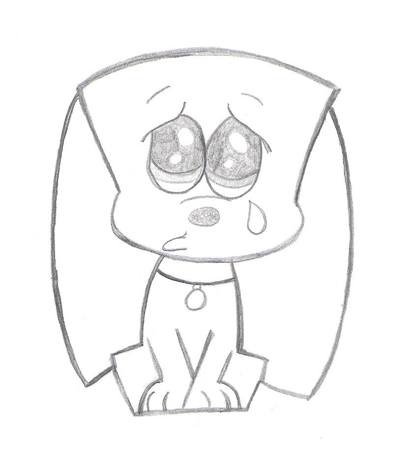 848x960 Sad Dog Face Drawing - Sad Dog Drawing