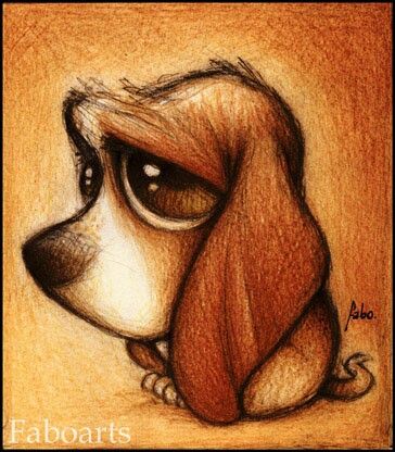 364x416 Sad But Cute Puppy Drawing Cute Drawings - Sad Dog Drawing