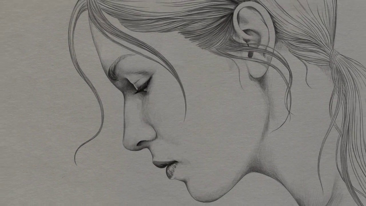Sad Girl Drawing Time Lapse - Sad Drawing Images. 