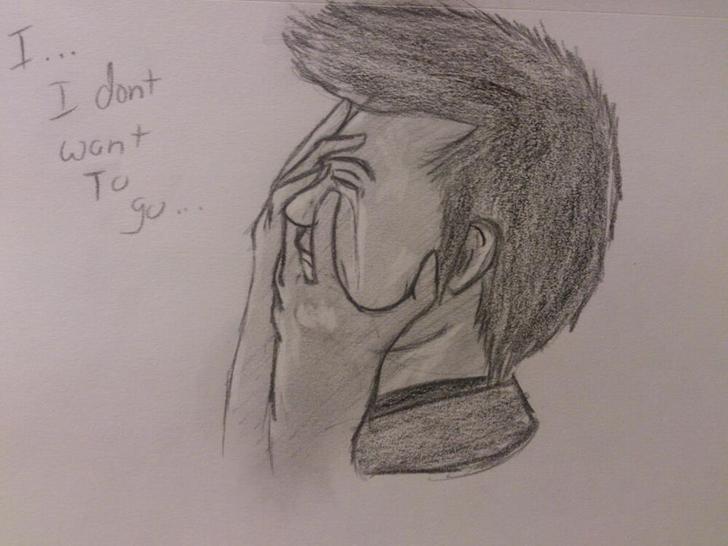 728x546 Who Likes The Doctor Yes Its A Very Sad Drawing - Sad Drawing Images