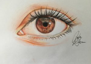 300x210 drawings of eyes with tears step - Sad Eyes With Tears Drawing