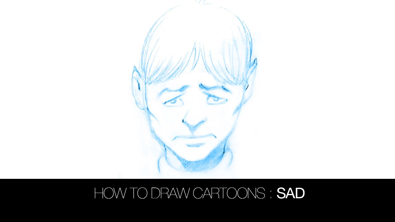 1280x720 How To Draw Sad Faces - Sad Face Drawing