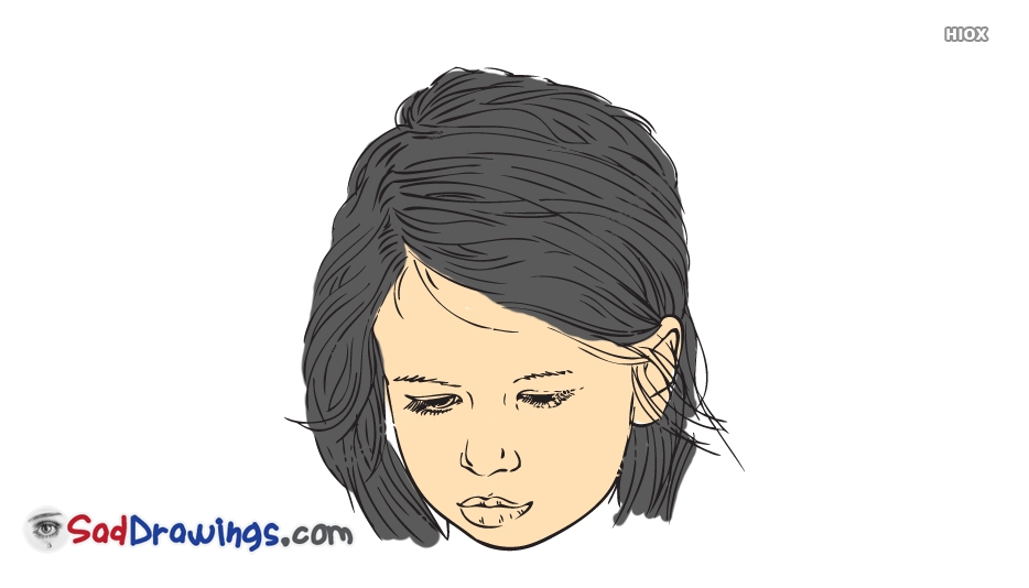 934x534 Sad Face Drawing Realistic - Sad Face Drawing