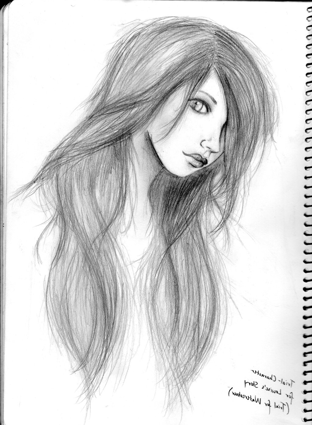 1024x1395 How To Draw A Sad Face - Sad Girl Face Drawing