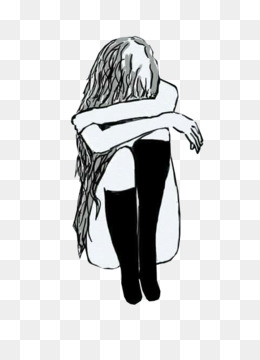 260x360 Sad Girl Png - Sad Girl Face Drawing