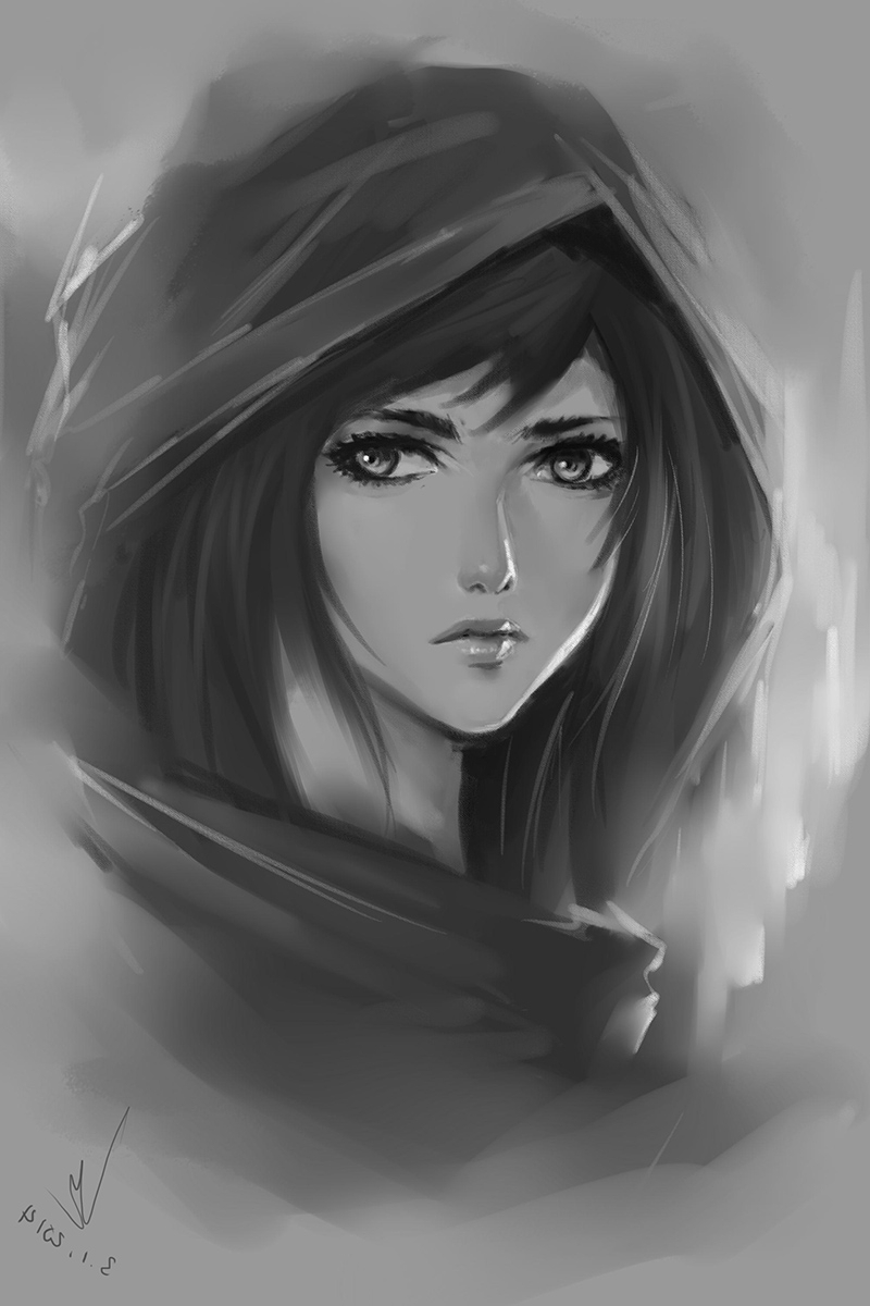 800x1200 Two Faces Sad - Sad Girl Face Drawing