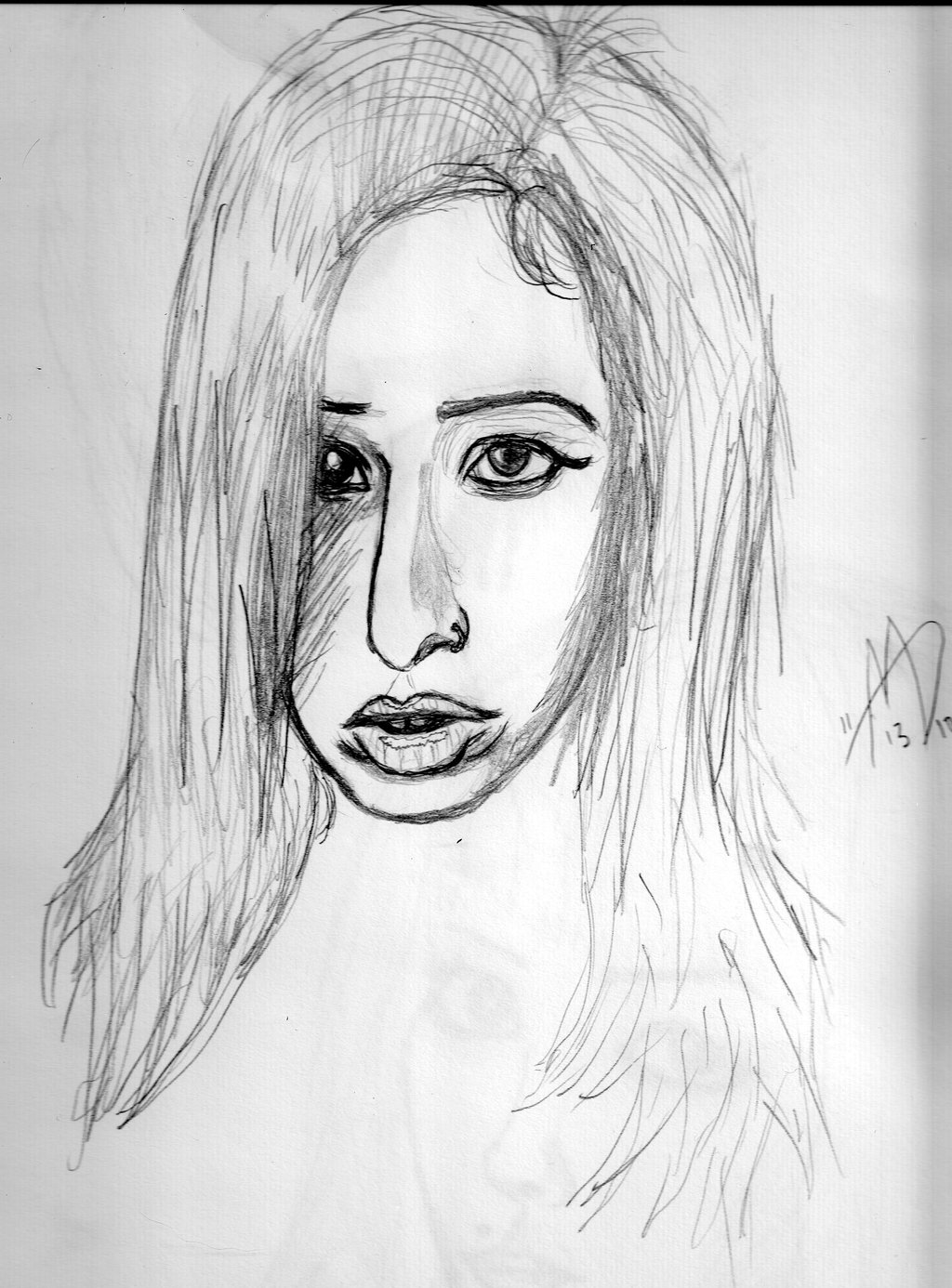 1024x1386 Gallery Sad Face Drawing - Sad Girl Face Drawing