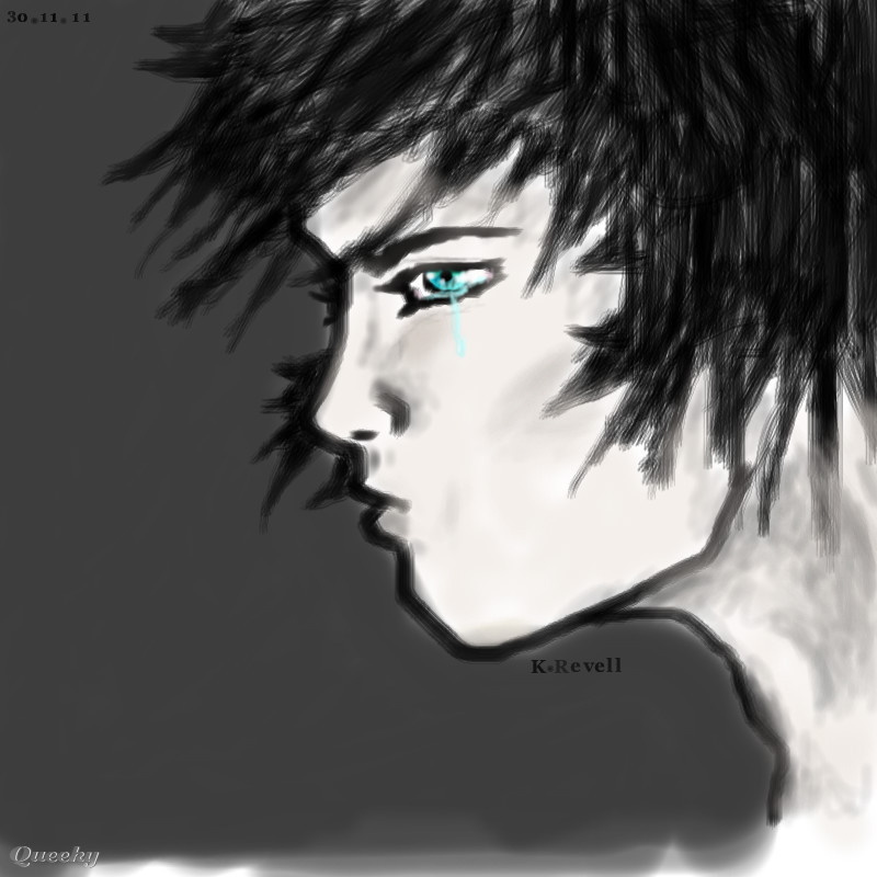800x800 sad guy an anime speedpaint drawing - Sad Guy Drawing