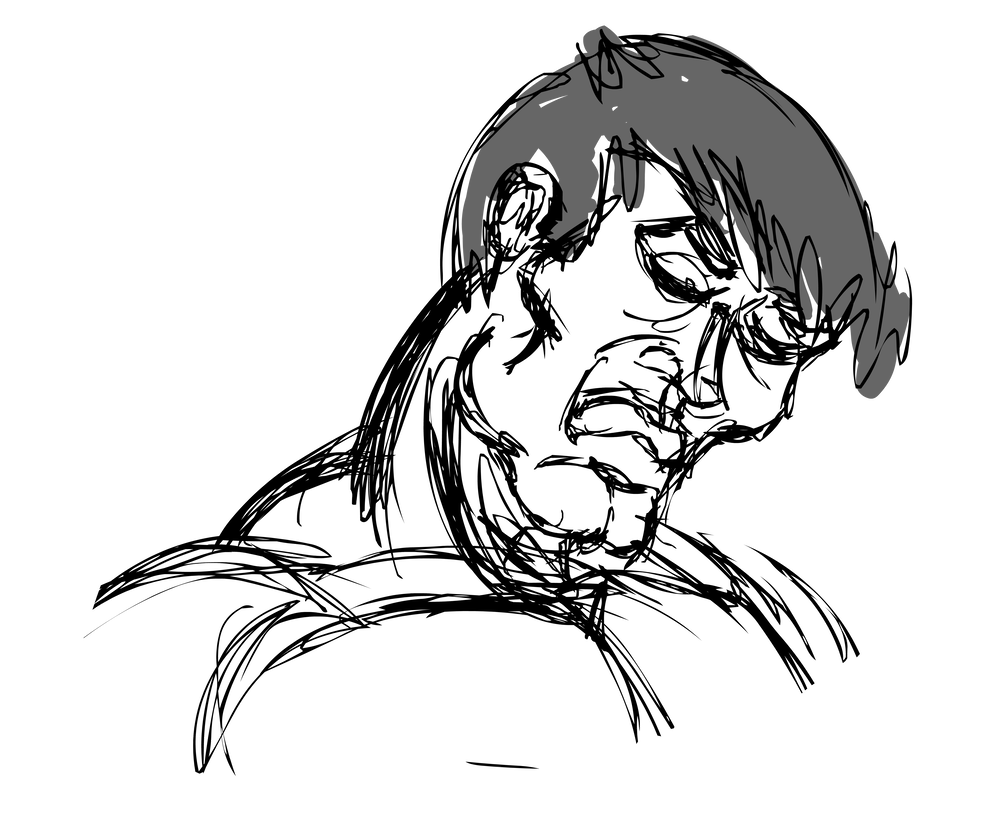 981x815 sad guy drawing - Sad Guy Drawing