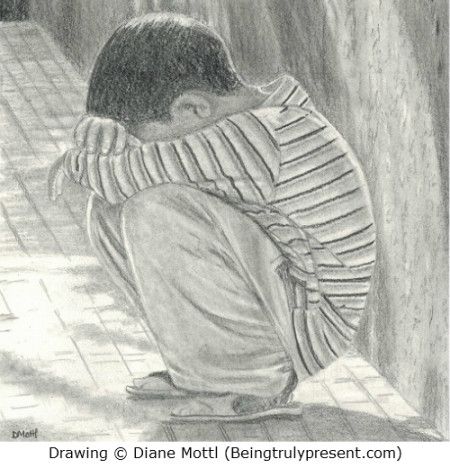 450x468 pencil drawing i made for the blog post the little boy - Sad Little Boy Drawing