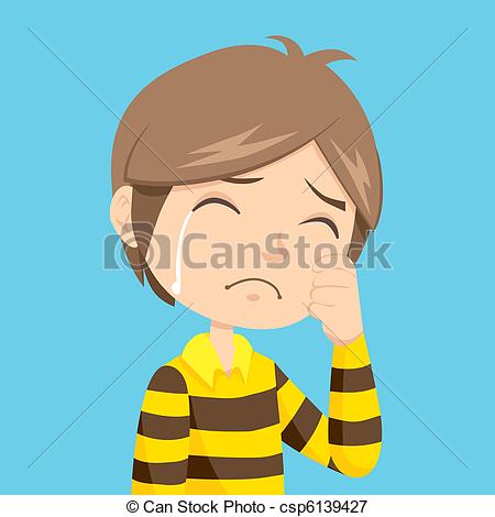 450x470 boy crying lonely and sad little boy crying with stripped polo shirt - Sad Little Boy Drawing