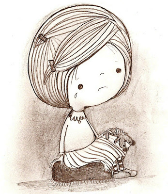 347x400 pictures of sad little girl drawing - Sad Little Girl Drawing