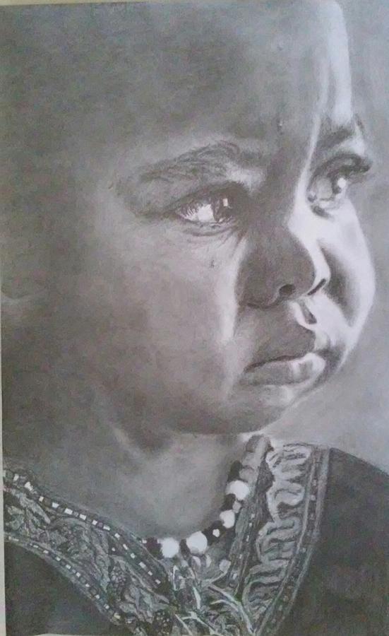 551x900 sad little girl drawing - Sad Little Girl Drawing