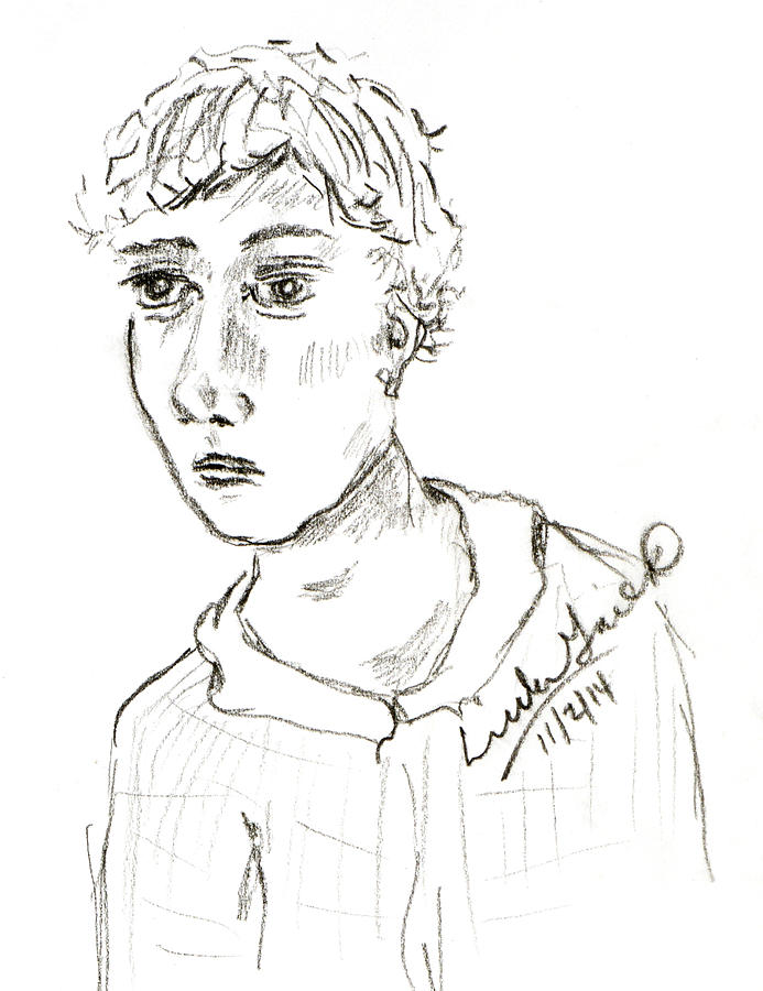 693x900 Sad Man Drawing - Sad Man Drawing