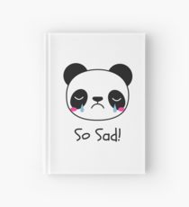 210x230 sad panda drawing hardcover journals redbubble - Sad Panda Drawing