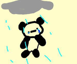 300x250 Sad Panda Drawing - Sad Panda Drawing