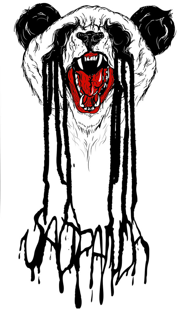 614x1023 The World's Newest Photos Of Sadpanda - Sad Panda Drawing