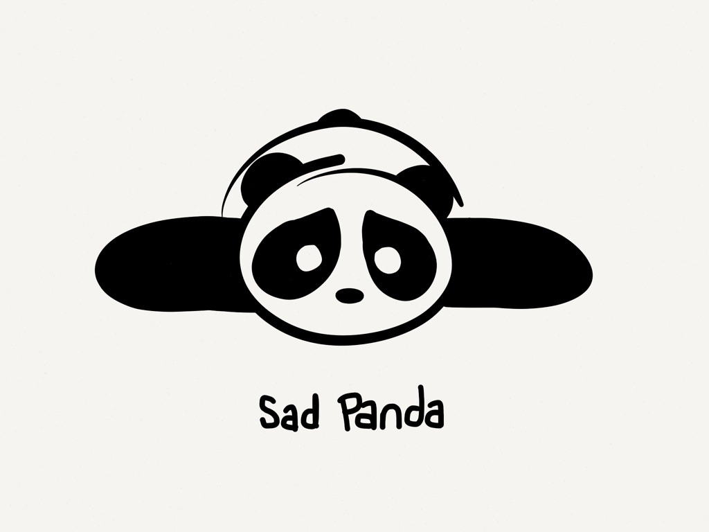 Sad panda. Грустная Панда рисунок. Нарисованная грустная Панда. Выглядывающая пандастикер. Панды для срисовки грустные.