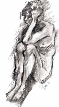 200x358 Drawings Of Depressed People - Sad People Drawings