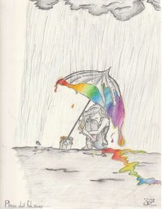 236x304 Image Result For Sad Person With Umbrella Drawing Drawings - Sad Person Drawing